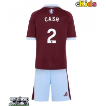 Aston Villa Matty Cash #2 Replica Home Minikit 2026-27 Short Sleeve (+ pants)